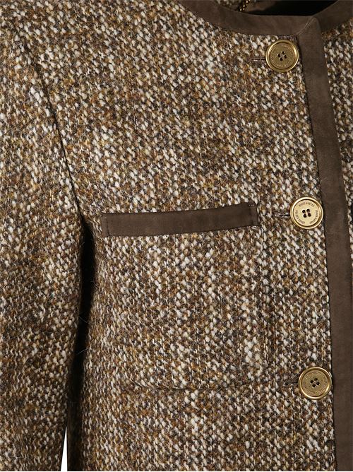 Crew neck jacket with pockets GOLDEN GOOSE | GWP02336P00209390108